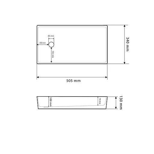 Умивальник VBI Velletri black stone matt накладний VBI-015902, Чорний матовий - фото 2