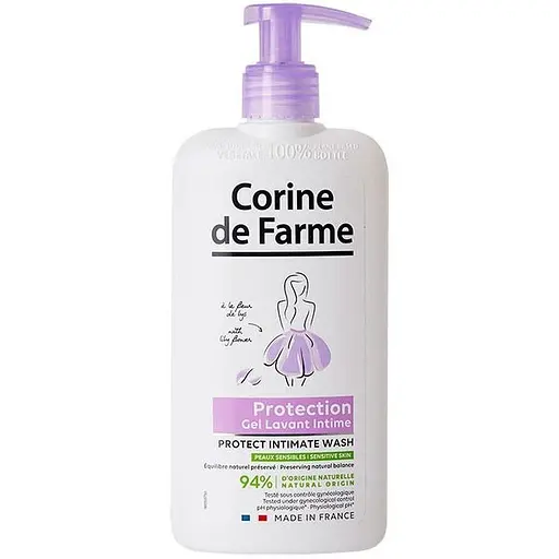 Гель для интимной гигиены Corine de Farme цветок лилии без сульфатов 250 мл