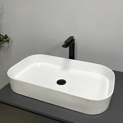 Умивальник VBI Vestone 65 білий накладний VBI-017002, Білий - фото 3