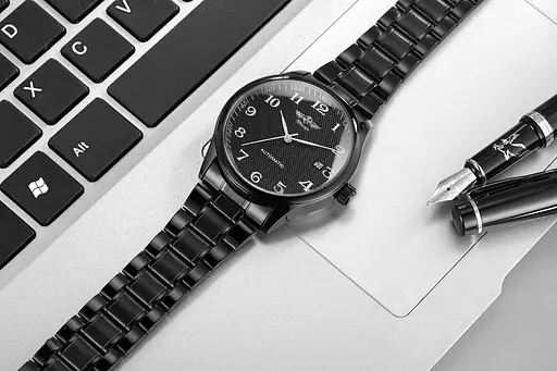 Часы Winner Handsome Black - фото 9