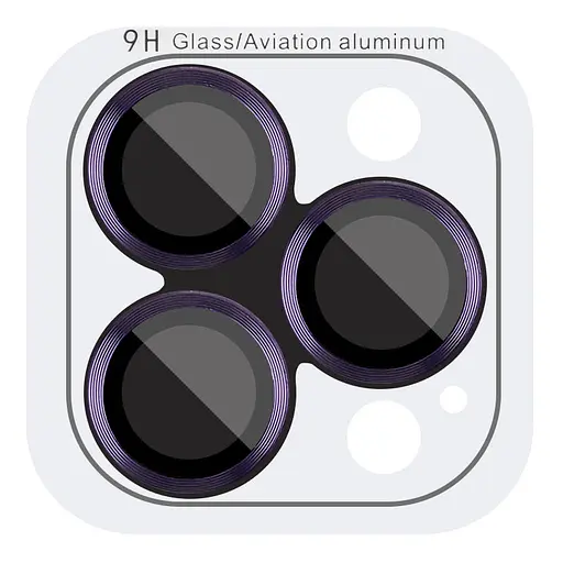 Защитное стекло Metal Classic на камеру в упак. для Apple iPhone 14 Pro 6.1/14 Pro Max 6.7