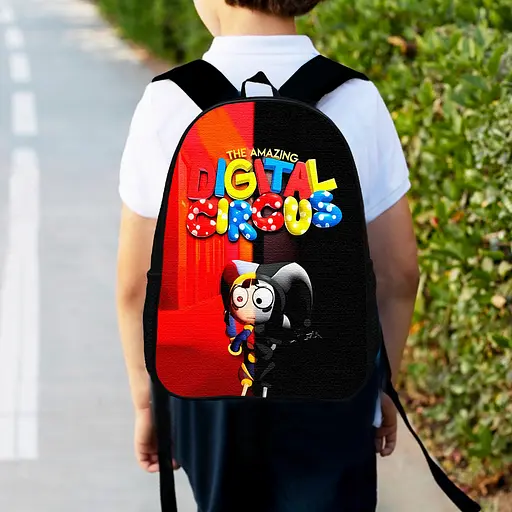 Рюкзак детский Цифровой Цирк "Amazing Digital Circus" 34х27 см, ранец городской для мальчика (00465)