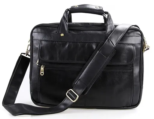 Сумка кожаная мужская Vintage 40,5х30,5х12,5 см sum0012438 - фото 4