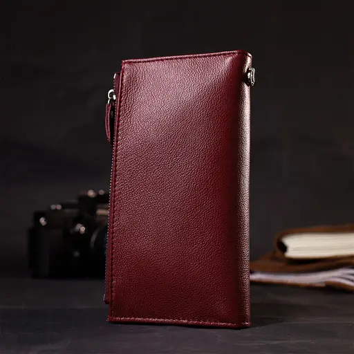 Кожаный женский кошелек ST Leather 9.8х19х1.5 см acs0026960 - фото 8