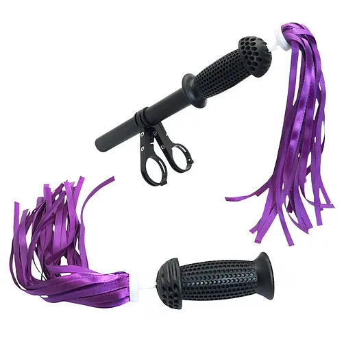 Ленты в руль детского велосипеда / самоката атласные однотонные фиолетовый (G00019654) - фото 2