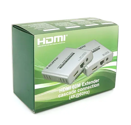 Активний подовжувач HDMI по крученій парі Voltronic SCPE120-4K60hz RX/TX до 120 м - фото 4