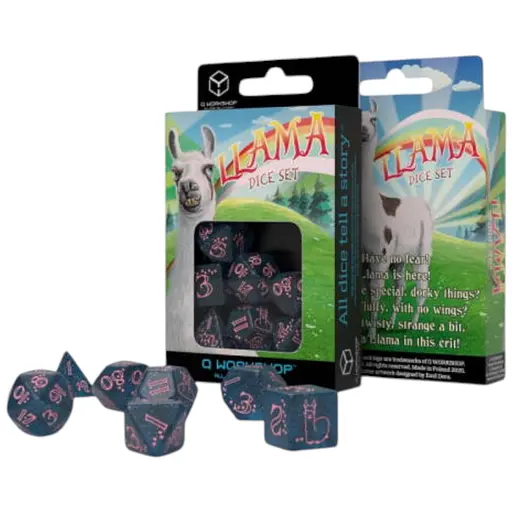 Набір кубиків Sparkling Llama Dice Set , 7 шт. (SLLA3E)