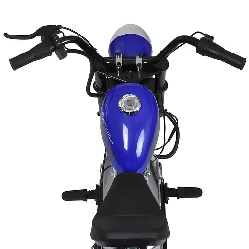 Електромобіль дитячий Мотоцикл M 6016AL-4 36V USB Bluetooth TF шкіра синій - фото 4