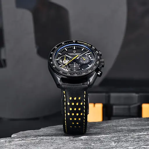 Наручные часы мужские PD-1779 Black-Yellow Pagani Design acs0031210 - фото 2