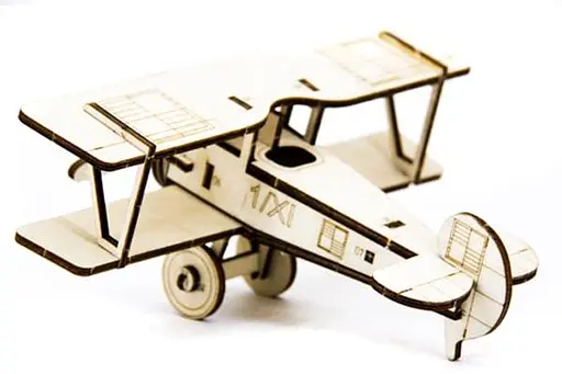 Дерев'яний конструктор Літак Ньєпорт 30 деталей - фото 6