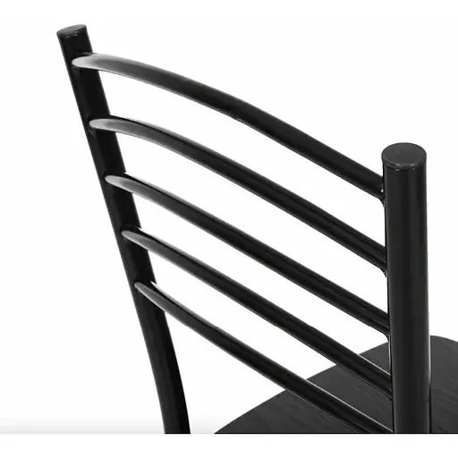 Комплект мебели Costway Katarina стол и 4 стулья черный - фото 8