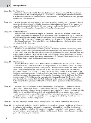 Lösungsschlüssel zum Lehr- und Ubungsbuch der deutschen Grammatik. Aktuell - фото 6