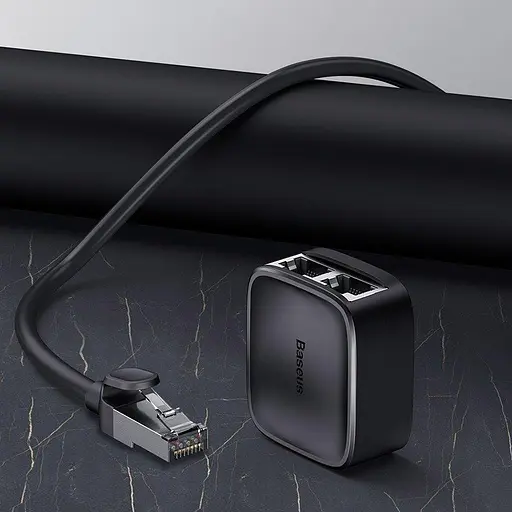 Сплитер Baseus LAN черный (PCFXQ-01) - фото 5