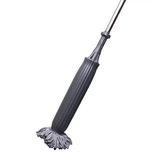 Швабра для миття підлоги Household HP-35015-44 з мотузковим мопом 124 см Сірий - фото 4