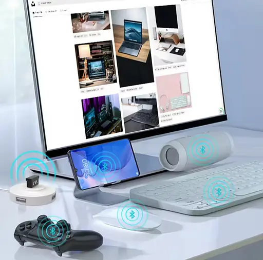 Міні USB Bluetooth 5,1 адаптер для ПК, ноутбука, миші, клавіатури, планшета, телефона, принтера, динаміка - фото 8