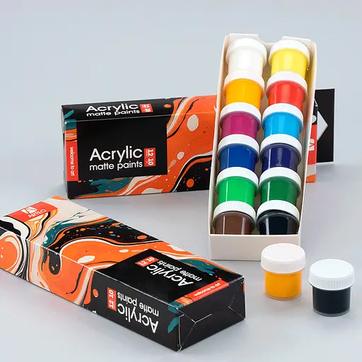 Набор акриловых красок Arteo Waves матовый 12x10 мл - фото 3