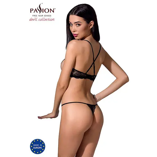 Комплект белья Passion QUENTRIS BIKINI black L/XL - фото 2