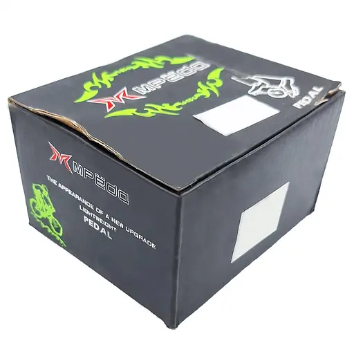 Педали велосипедные алюминиевые Mpeda AL-10 на промподшипниках Черный (G0000696) - фото 4