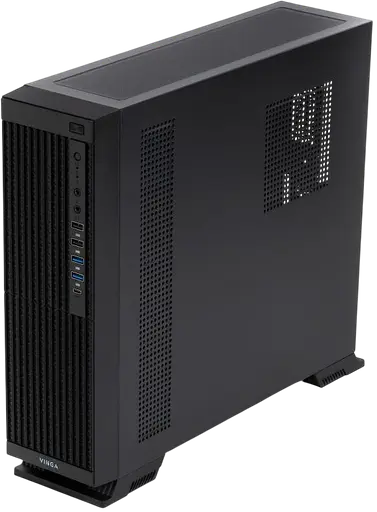 Корпус Vinga CS322B 400W Black - фото 2