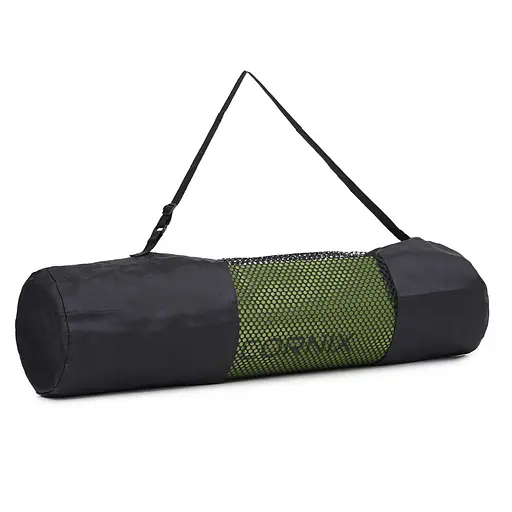 Килимок спортивний Cornix TPE 183 x 61 x 0.6 см для йоги та фітнесу XR-0008 Green/Grey - фото 4