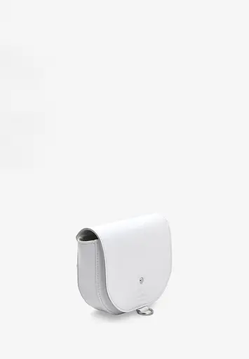 Жіноча шкіряна сумка Ruby S біла краст - фото 5