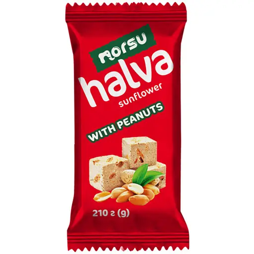 Халва подсолнечная Norsu с арахисом 210 г х 20 шт.