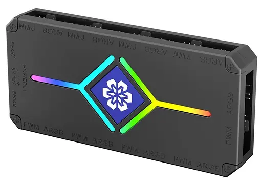 Контролер Coolmoon PWM ARGB controller (H9 BLACK) BLACK - фото 4