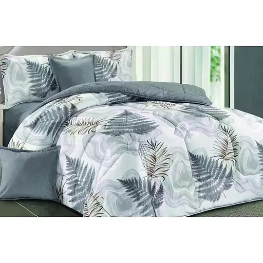 Комплект постільної білизни Versailles VS-BM2.5-110 Листя папороті євро мікрофібра (147105)