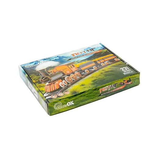 Деревянный 3D конструктор Поезд PuzzleOk Puz-00924 231 деталь - фото 11