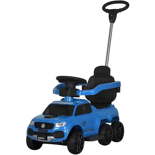 Електромобіль каталка-толокар Bambi M 5900EBLR-4 з батьківською ручкою (мотор 25W, 6V4,5AH, пульт 2,4G)