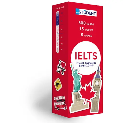Настольная игра English Student Карточки для изучения английского языка English Student IELTS English to English (англ.) (591225943) - фото 1