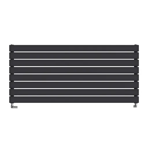 Радіатор дизайнерський Ideale Vittoria H 11 8/544/1200 чорний, Чорний - фото 1