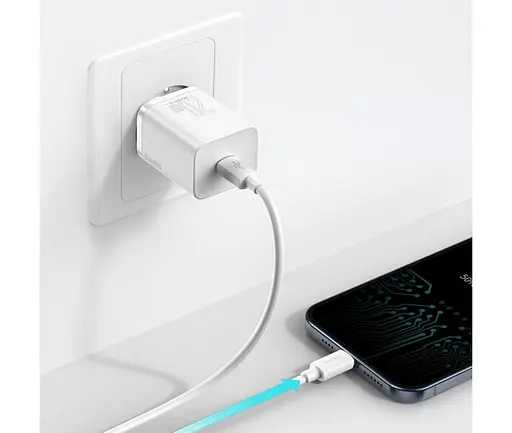 Зарядное устройство для Baseus 20W Super Si USB-C (CCSUP-B02) белое - фото 4