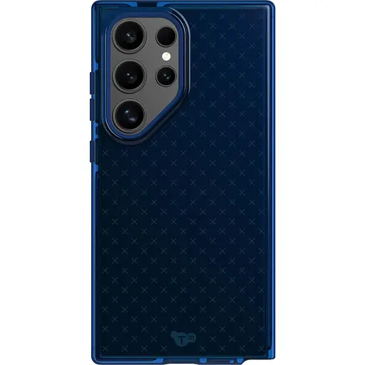 Протиударний чохол силіконовий Tech21 Evo Check для Samsung Galaxy S24 Ultra (6.8") Cobalt Blue T21-10681