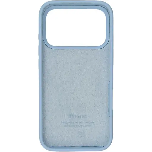 Чохол Silicone Case для Apple iPhone 17 Pro Max Mist Blue AA [145129] - фото 2