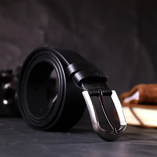 Ремінь шкіряний Grande Pelle чоловічий 3,4х120 см acs0026893 - фото 6