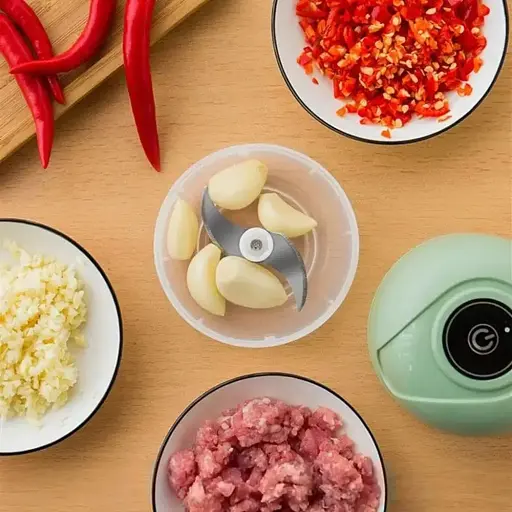 Кухонный мини блендер для овощей Gemac 250мл с USB - фото 4