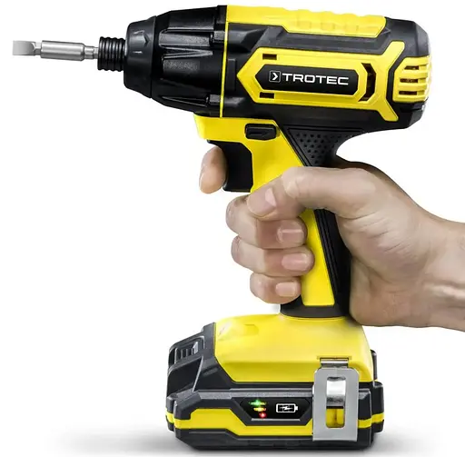 Шуруповерт импульсный аккумуляторный Trotec PIDS 10-20V с АКБ и ЗП+кейс (4410000601) - фото 2