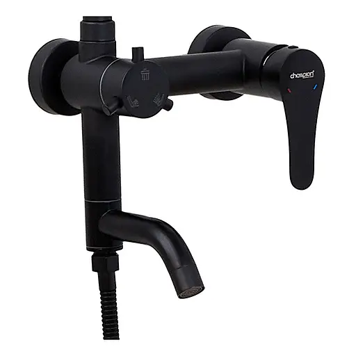 Душова система Champion SAP-009-J Black CH6164, Чорний матовий - фото 4