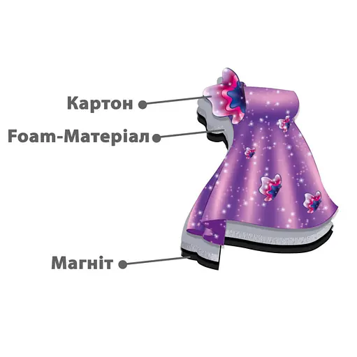 Магнитная игра Одевашка "Блондинка" Vladi Toys VT3204-30 Укр - фото 5