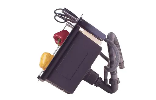 Кухонна мийка накладна з нержавіючої сталі кухонна станція Nett NS-7048, Нержавіюча сталь - фото 4