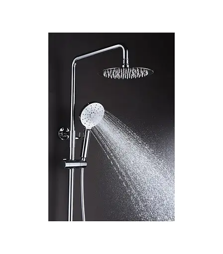 Душова система з термостатом Imex Amsterdam Turn Clean хром GTAM015, Хром - фото 5