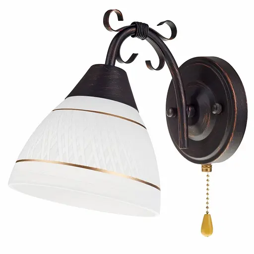 Бра Brille LK-526W/1 настінне накладне з вимикачем класичне E27