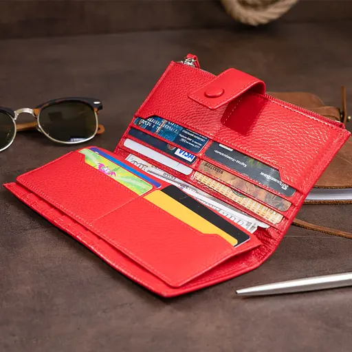 Кожаный женский кошелек ST Leather 19х9х1.7 см acs0015070 - фото 7