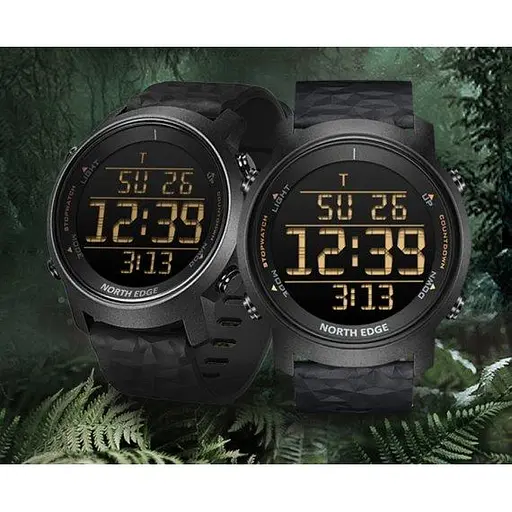 Часы мужские наручные North Edge Aero (Черные) - фото 6