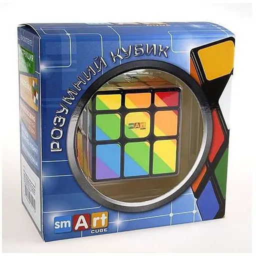 Кубик Smart Cube 3х3 Райдужний чорний (SC361) - фото 1