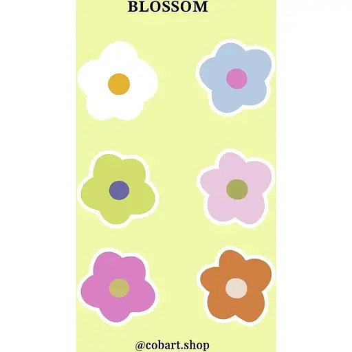 Стикеры Cobart "Blossom" объемные 