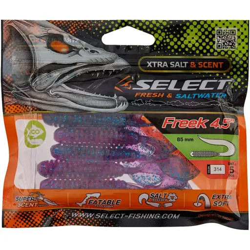 Силікон Select Freek 4.5" #314 (5 шт/уп) - фото 2