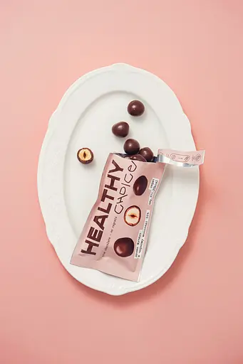 Драже Healthy Choice Фундук в чорному шоколаді 50 г - фото 2