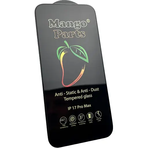Защитное стекло Mango 9D Full Cover Tempered Glass для Apple iPhone 17 Pro Max Black [145522] - фото 2